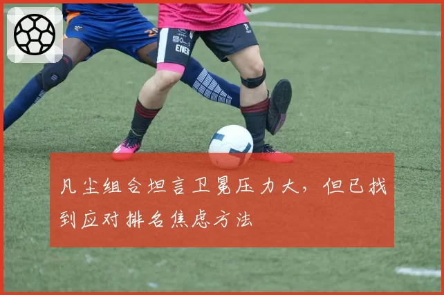 凡尘组合坦言卫冕压力大，但已找到应对排名焦虑方法